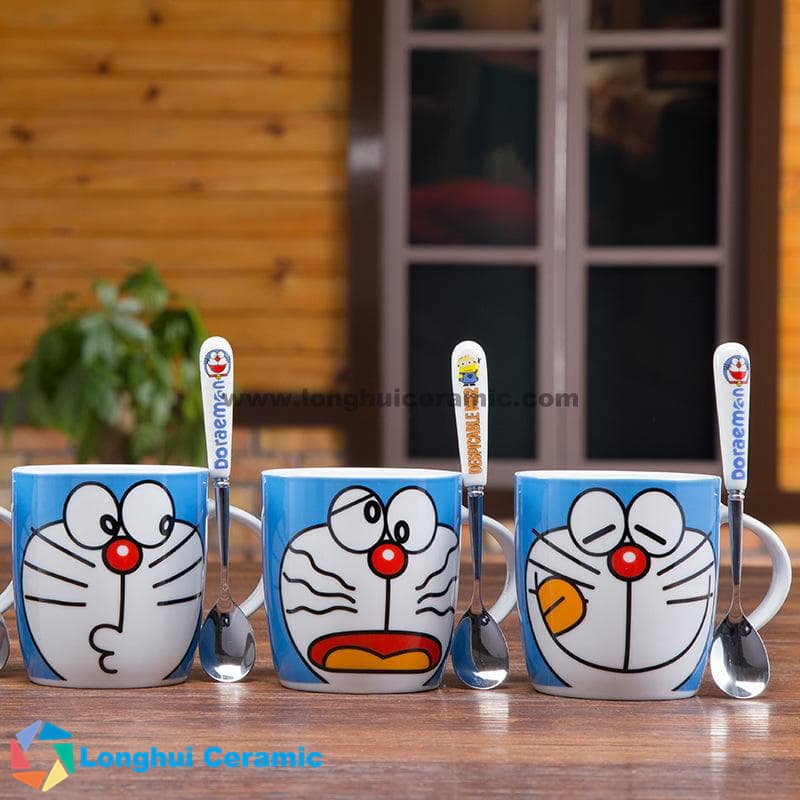 Doraemon series ceramic coffee mug